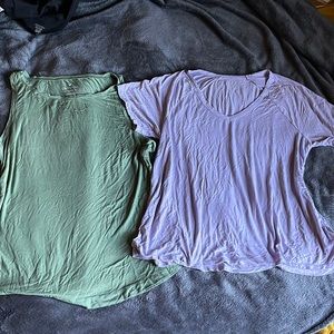 American Eagle Soft and Sexy Tank and V Neck Tee XL